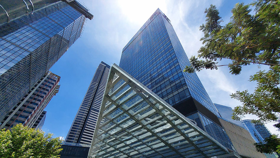 The Philippine Stock Exchange building in Bonifacio Global City