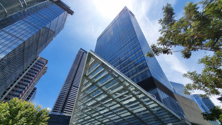 Philippine Stock Exchange building in Bonifacio Global City